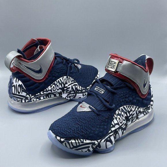 Nike LeBron 17 LeBron 4 Cold Blue Graffiti 2020 Si main image 8